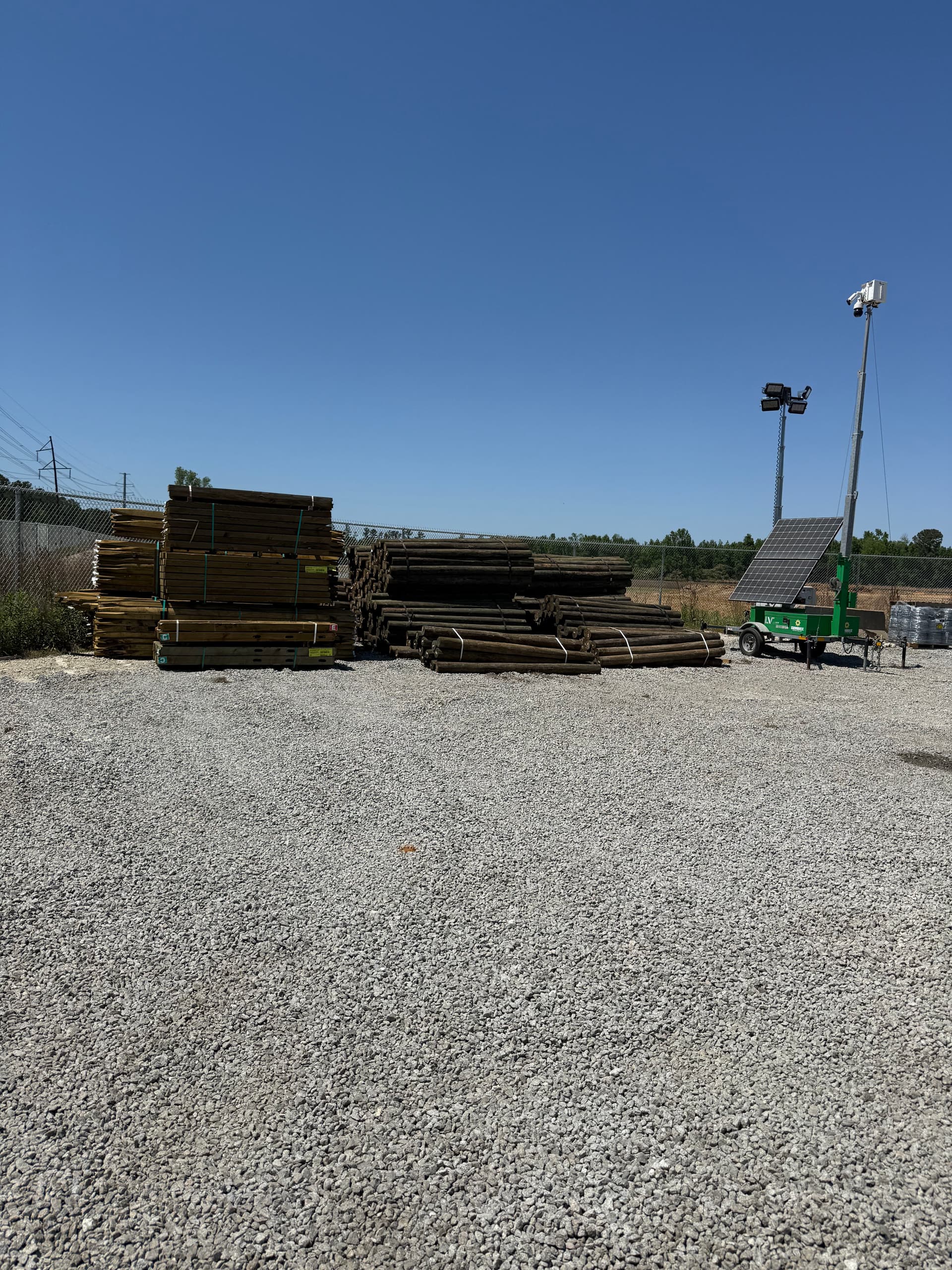 Gallery photos for Large-Scale Data Center Fence Installation in South Carolina: Image #1